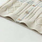 Dave&Bella Toddler Boys Cotton Apricot Cardigans