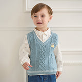 Dave&Bella Toddler Boys Purple/Blue Versatile Tank Tops