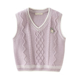 Dave&Bella Toddler Boys Purple/Blue Versatile Tank Tops