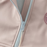 Dave&Bella Kids Girls/Boys Sea Blue/Purple Pink Outdoor Hooded Fleece Coat