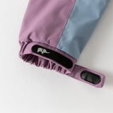 Dave&Bella Kids Girls/Boys Orange/Purple Outdoor Warm Hooded Fleece Jackets