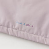 Dave&Bella Kids Girls/Boys Orange/Purple Outdoor Warm Hooded Fleece Jackets