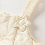 Dave&Bella Toddler Girls Cream Yellow Sleeveless Pinafore Dress