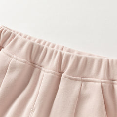 Dave&Bella Toddler Girls Autumn Pink Sweet Cozy Sweatshirts Long Pants Suits Set