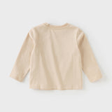 Dave&Bella Boys Toddler Cotton Car Print Apricot Casual T-shirt Tops