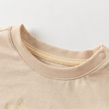 Dave&Bella Boys Toddler Cotton Car Print Apricot Casual T-shirt Tops
