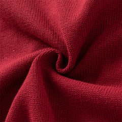 Dave&Bella Toddler Boys Autumn Dark Red Cotton Sweater Cardigans Coat