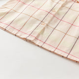 Dave&Bella Toddler Girls Cotton Sweet Plaid Doll Collar Shirt Top