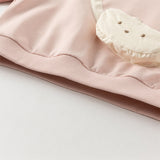 Dave&Bella Toddler Girls/Boys Color-blocked Cotton Long Sleeve Sweatshirts