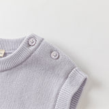 Dave&Bella Toddler Girls Cotton Knit Pullover Sweaters Tank Tops