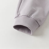 Dave&Bella Toddler Girls Purple Comfortable Stylish Cotton Drawstring Harem Pants