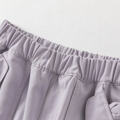Dave&Bella Girls Autumn Drawstring Loose Casual Long Cargo Pants
