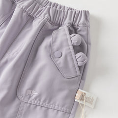 Dave&Bella Girls Autumn Drawstring Loose Casual Long Cargo Pants