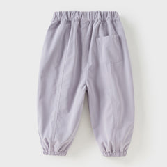 Dave&Bella Girls Autumn Drawstring Loose Casual Long Cargo Pants