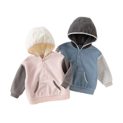 Dave&Bella Girls/Boys Autumn Casual Fleece Hooded Long Sleeve Sweatshirt Top