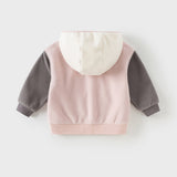 Dave&Bella Toddler Girls/Boys Casual Fleece Hooded Long Sleeve Sweatshirts