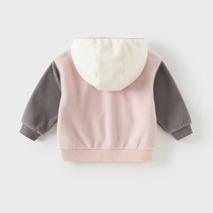Dave&Bella Girls/Boys Autumn Casual Fleece Hooded Long Sleeve Sweatshirt Top