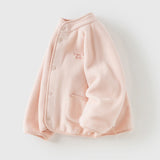 Dave&Bella Girls/Boys Kids Warm Long Sleeve Fleece Jackets