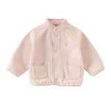 Dave&Bella Girls/Boys Kids Warm Long Sleeve Fleece Jackets