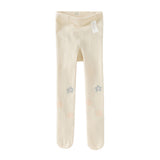 Dave&Bella Toddler Girls Beige Sweet Footed Tights Leggings