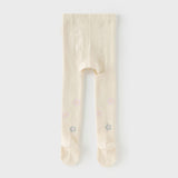 Dave&Bella Toddler Girls Beige Sweet Footed Tights Leggings