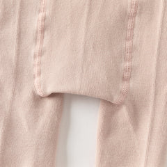 Dave&Bella Kids Girls Autumn Sweet Pink Peplum Thin Footed Tights Leggings
