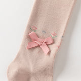 Dave&Bella Kids Girls Sweet Pink Lightweight Thin Footed Tights Leggings