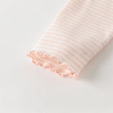 Dave&Bella Toddler Girls/Boys Cotton Casual Striped T-Shirts