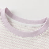 Dave&Bella Toddler Girls/Boys Cotton Casual Striped T-Shirts