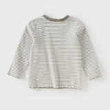 Dave&Bella Toddler Girls/Boys Cotton Casual Striped T-Shirts