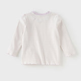 Dave&Bella Toddler Girls/Boys Cotton Casual Striped T-Shirts