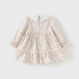 Dave&Bella Toddler Girls Sweet Cotton Floral Print Party Dress