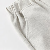 Dave&Bella Toddler Girls Fashion Silver Grey Casual Loose Knit Pants