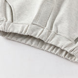 Dave&Bella Toddler Girls Fashion Silver Grey Casual Loose Knit Pants