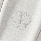 Dave&Bella Toddler Girls Fashion Silver Grey Casual Loose Knit Pants