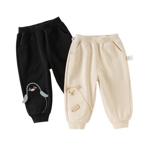 Dave&Bella Girls/Boys Cotton Casual Drawstring Pants