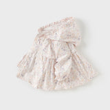 Dave&Bella Girls Toddler Floral Print Cute Hooded Jackets