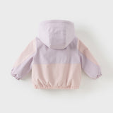 Dave&Bella Girls/Boys Toddler Outdoor Hooded Windbreaker Coat