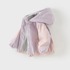 Dave&Bella Girls/Boys Autumn Outdoor Hooded Windbreaker Coat