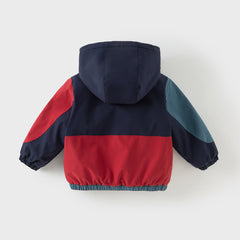 Dave&Bella Girls/Boys Autumn Outdoor Hooded Windbreaker Coat