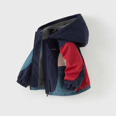 Dave&Bella Girls/Boys Autumn Outdoor Hooded Windbreaker Coat
