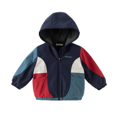 Dave&Bella Girls/Boys Autumn Outdoor Hooded Windbreaker Coat