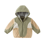 Dave&Bella Girls/Boys Toddler Outdoor Hooded Windbreaker Coat