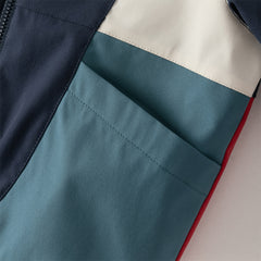 Dave&Bella Girls/Boys Autumn Outdoor Hooded Windbreaker Coat