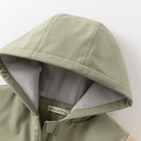 Dave&Bella Girls/Boys Toddler Outdoor Hooded Windbreaker Coat