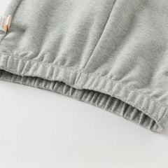 Dave&Bella Toddler Girls Autumn Purple Coat Grey Pants Suit Sets