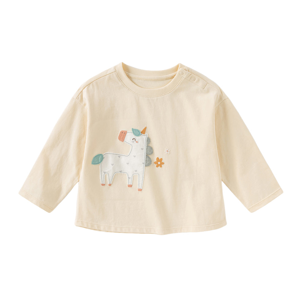 Dave&Bella Girls/Boys Toddler Soft Breathable Cotton T-shirts