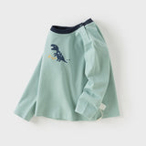 Dave&Bella Girls/Boys Toddler Antimicrobial Print T-Shirt Tops