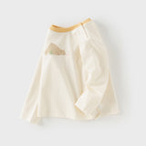 Dave&Bella Girls/Boys Toddler Antimicrobial Print T-Shirt Tops