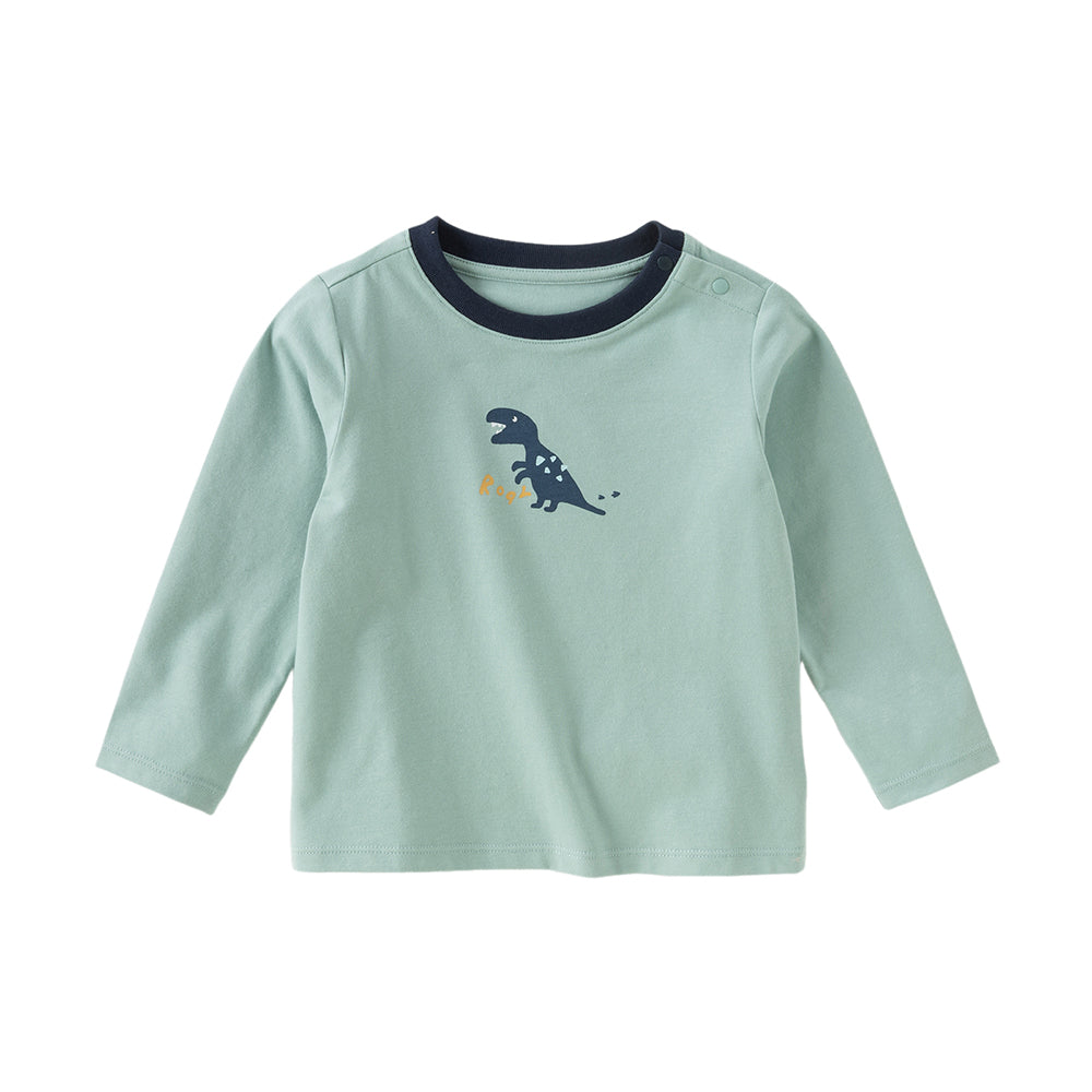Dave&Bella Girls/Boys Toddler Antimicrobial Print T-Shirt Tops